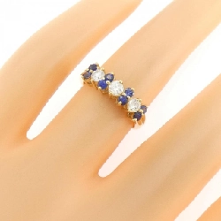 Nhẫn Sapphire K18YG 0.40CT 666613