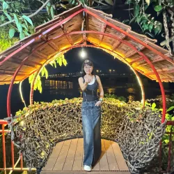 Chân váy jeans dài 