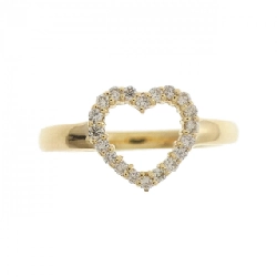 Nhẫn kim cương hình trái tim K18YG 0.13CT 668035
