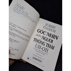 Góc nhìn của người thông thái Robert Fulghum 2019 mới 80% bị ố HCM1808 364415