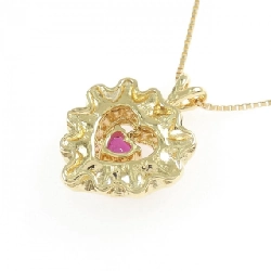 Dây chuyền ruby hình trái tim 750YG/K18YG 0.34CT - Hàng hiệu Authentic 856938