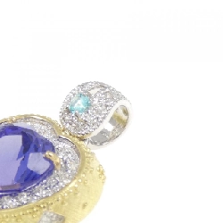 K18YG/K18WG Đá Tanzanite Mặt Dây Chuyền 3.15CT - Hàng hiệu Chính hãng 866477