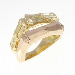 Nhẫn K18YG/K18PG - Hàng hiệu Authentic