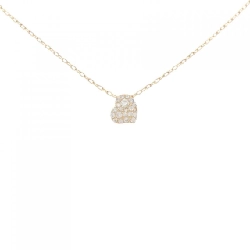 K18YG Dây chuyền kim cương hình trái tim Pavé 0.17CT - Hàng hiệu Chính hãng