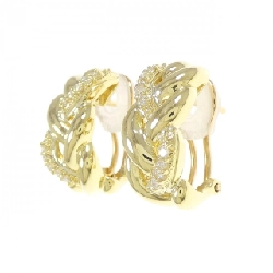 K18YG Bông tai/Khuyên tai kim cương 0.20CT - Hàng hiệu Chính hãng 870900