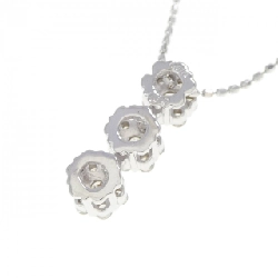 K18WG Hoa Kim Cương Dây Chuyền 0.32CT - Hàng hiệu Chính hãng 858089