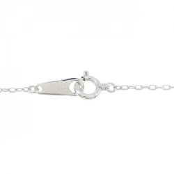 K18WG Pave Heart Diamond Necklace 0.12CT - Hàng hiệu Authentic 860246