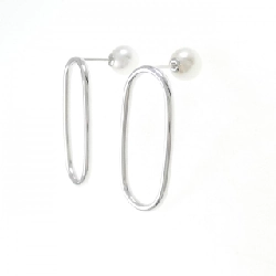 PT/K18WG Bông tai ngọc trai Akoya 7.5mm - Hàng hiệu Chính hãng 877155