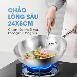 Bộ 2 chảo inox KALITE Dual Lux, dẫn nhiệt nhanh, rán đều, thiết kế sang trọng 788923