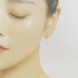 K18YG Đá Quarz Bông Tai - Hàng hiệu Chính hãng 869262