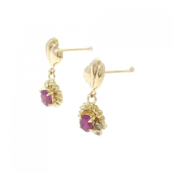 K18YG Bông tai Ruby 0.47CT - Hàng hiệu Chính hãng 872678