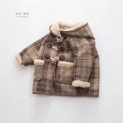 Áo khoác dạ lót lông cho bé trai bé gái siêu cute.  791964