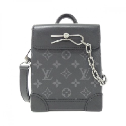 Túi xách vai Louis Vuitton Monogram Eclipse Nano Steamer M82774