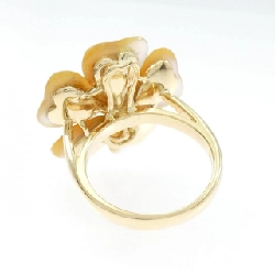 Nhẫn hoa ngọc trai mẹ K18YG - Hàng hiệu Authentic 850320