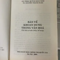 BÀN VỀ KHOAN DUNG TRONG VĂN HÓA - HUỲNH KHÁI VINH & NGUYỄN THANH TUẤN 736956