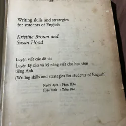 Luyện viết các đề tài Luyện kỹ xảo và kỹ năng viết cho học viên tiếng Anh 674545
