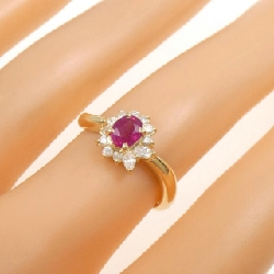 Nhẫn Ruby K18YG 0.44CT - Hàng hiệu Chính hãng 851214