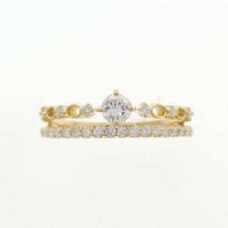 Nhẫn kim cương K18YG 0.40CT - Hàng hiệu chính hãng 852407