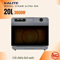 🌟 Nồi Chiên Kalite Steam Ultra 360 – Gia Nhiệt Kép 360°, Chín Đều Không Cần Lật! 597956