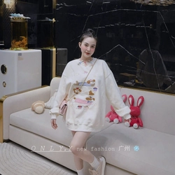 Áo sweater nỉ bông hình xinh xắn  279103