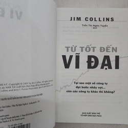 Sách Từ tốt đến vĩ đại Good to great của Jim Collins mới 95% 509396
