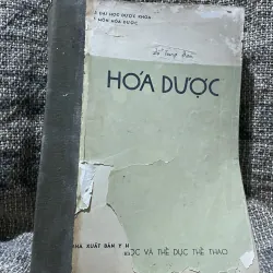 Hoá dược 2 tập  - hơn 700 trang khổ lớn - sách y  1009137