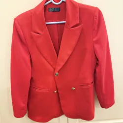 Blazer đỏ kèm khăn 972704