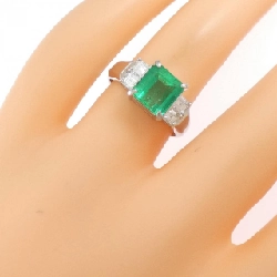 Nhẫn Emerald PT900 1.84CT - Hàng hiệu Chính hãng 852514