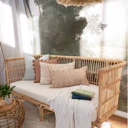 Ghế sofa mây phòng khách hiện đại đơn giản 444006