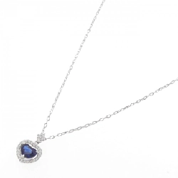 Dây chuyền Sapphire hình trái tim PT900/PT850 1.402CT - Hàng hiệu Chính hãng 858157