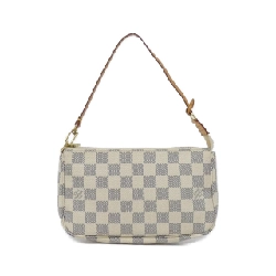 Louis Vuitton Damier Azur Pochette Accessoires N51986 Túi phụ kiện - Hàng hiệu Chính hãng