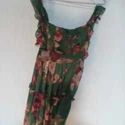 Đầm xòe voan hở lưng 720791