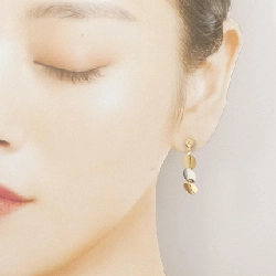 K18YG/PT900 Bông tai - Hàng hiệu Chính hãng 878027