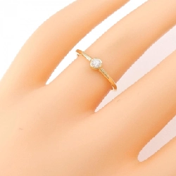 Nhẫn kim cương Solitaire K18YG 0.10CT - Hàng hiệu Chính hãng 856158