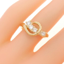 Nhẫn kim cương K18YG 0.50CT 673452