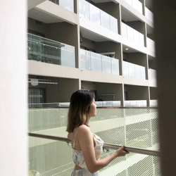 Đầm hoa màu xanh biển 462858