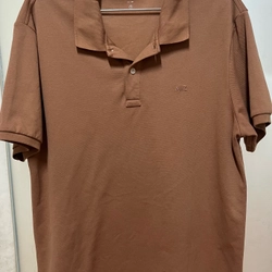 Combo 2 áo polo Thái màu xanh & màu nâu tặng kèm màu kem. 502139