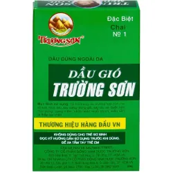 Dầu gió Trường Sơn 6ml giúp giảm cảm cúm, nghẹt mũi, chóng mặt, đau đầu 929829