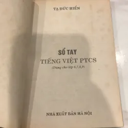 Sổ tay Tiếng Việt (phổ thông cơ sở) 558819