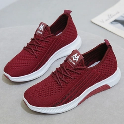 Giày thể thao sneaker Nữ kẻ sọc, đế khoan phối màu – Mã số 1830 220317