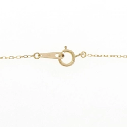 K18YG Dây chuyền kim cương chéo 0.1CT - Hàng hiệu Authentic 862470