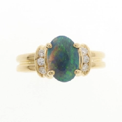 Nhẫn opal đen 750YG - Hàng hiệu Authentic 852890