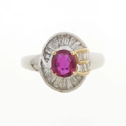 Nhẫn Ruby PT900/K18YG 0.63CT - Hàng hiệu Chính hãng 855705