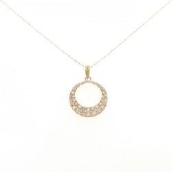 K18YG Dây chuyền kim cương 0.50CT - Hàng hiệu Chính hãng