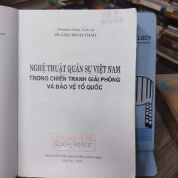Sách: Nghệ thuật quân sự Việt Nam trong chiến tranh giải phóng và bảo vệ Tổ Quốc (A3) 598451
