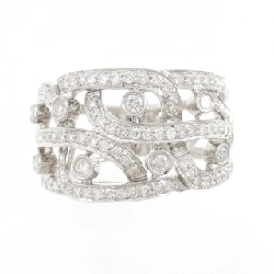 Nhẫn kim cương 750WG 672190