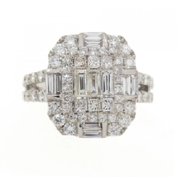 Nhẫn kim cương K18WG 1.40CT 668272