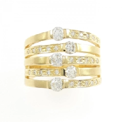 Nhẫn kim cương K18YG 0.72CT - Hàng hiệu Authentic 850449