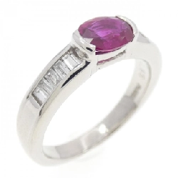 Nhẫn Ruby PT900 0.65CT