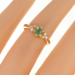 Nhẫn Emerald K18YG 672360